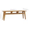 TV Stand 47.2"x13.8"x17.7" Solid Wood Teak