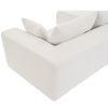 110*69" Modular Sectional Living Room Sofa Set, Modern Minimalist Style Couch, Installation-free sofa, Upholstered Sleeper Sofa for Living Room, Bedro