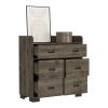 Dresser Wuuman, Bedroom, Dark Brown