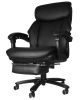 High Back Office  Chair with High Quality PU Leather;  Soft Cushion and Footrest;  Tilt Function Max