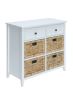 ACME Flavius Console Table in White 97416