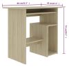 Desk Sonoma Oak 31.5"x17.7"x29.1" Engineered Wood