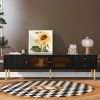 TV Stand for TVs up to 80'', Entertainment Center with Multifunctional Storage Space, TV Cabinet with 2 Drawers, Media Console for Living Room, Bedroo