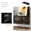 TV Stand for TVs up to 80'', Entertainment Center with Multifunctional Storage Space, TV Cabinet with 2 Drawers, Media Console for Living Room, Bedroo