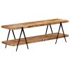 TV Stand 63"x15.7"x19.7" Solid Wood Mango