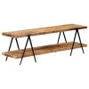 TV Stand 63"x15.7"x19.7" Solid Wood Mango