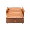 Orisfur. 51" Convertible Sleeper Bed, Adjustable Oversized Armchair with Dual USB Ports for Small Space