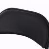 6pcs Elegant Foldable Iron & PVC Chairs for Convention & Exhibition Black