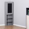 Wall Mount Desk Cabinet-Grey