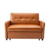 Orisfur. 51" Convertible Sleeper Bed, Adjustable Oversized Armchair with Dual USB Ports for Small Space