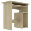 Desk Sonoma Oak 31.5"x17.7"x29.1" Engineered Wood