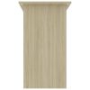 Desk Sonoma Oak 31.5"x17.7"x29.1" Engineered Wood