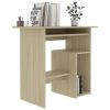 Desk Sonoma Oak 31.5"x17.7"x29.1" Engineered Wood