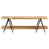 TV Stand 63"x15.7"x19.7" Solid Wood Mango