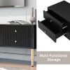 TV Stand for TVs up to 80'', Entertainment Center with Multifunctional Storage Space, TV Cabinet with 2 Drawers, Media Console for Living Room, Bedroo