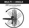 2Pack 24 Inch Industrial Wall Mount Fan, 3 Speed Commercial Ventilation Metal Fan for Warehouse, Greenhouse, Workshop, Patio, Factory and Basement - H