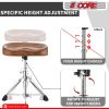 5 Core Drum Throne Thick Padded Comfortable Guitar Stool with Memory Foam Heavy Duty Adjustable Padded Keyboard Chair Metal Piano Stool Premium Musici