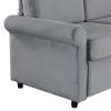57.4" Pull Out Sofa Bed,Sleeper Sofa Bed with Premium Twin Size Mattress Pad,2-in-1 Pull Out Couch Bed,Loveseat Sleeper for Living Room,Small Apartmen