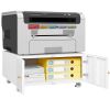 Office Copier File Cabinet, Mobile Lateral Filing Cabinet with 2 Door, Rolling File Cabinet, Printer Stand for Legal/Letter/A4 File