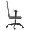 Office Chair Gray Mesh Fabric and Faux Leather