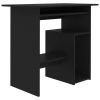 Desk Black 31.5"x17.7"x29.1" Engineered Wood
