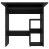 Desk Black 31.5"x17.7"x29.1" Engineered Wood