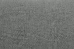 Gray Color Burlap Fabric Recliner Motion Sofa 1pc Couch Manual Motion Sofa Living Room Furniture