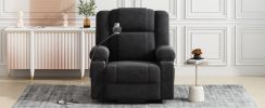 Power Lift Recliner Chair Electric Recliner for Elderly Recliner Chair with Massage and Heating Functions, Remote, Phone Holder Side Pockets and Cup H