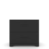 2 -Drawer Lateral Filing Cabinet,Storage Filing Cabinet for Home Office, Black