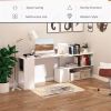 Computer Desk L-Shaped-White