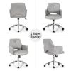 Adjustable Hollow Mid Back Leisure Office Chair with Armrest