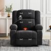 Power Lift Recliner Chair Electric Recliner for Elderly Recliner Chair with Massage and Heating Functions, Remote, Phone Holder Side Pockets and Cup H