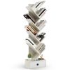 10-Tier Tree Bookshelf with Drawer and Anti-Tipping Kit