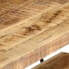 TV Stand 63"x15.7"x19.7" Solid Wood Mango