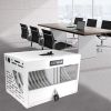 16 Bay Charging Cabinet for Laptop,Chromebook, Locking Charging Station-WHITE
