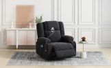 Power Lift Recliner Chair Electric Recliner for Elderly Recliner Chair with Massage and Heating Functions, Remote, Phone Holder Side Pockets and Cup H