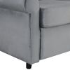 57.4" Pull Out Sofa Bed,Sleeper Sofa Bed with Premium Twin Size Mattress Pad,2-in-1 Pull Out Couch Bed,Loveseat Sleeper for Living Room,Small Apartmen