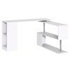 Computer Desk L-Shaped-White