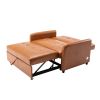 Orisfur. 51" Convertible Sleeper Bed, Adjustable Oversized Armchair with Dual USB Ports for Small Space