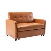 Orisfur. 51" Convertible Sleeper Bed, Adjustable Oversized Armchair with Dual USB Ports for Small Space