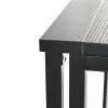 Simple Collapsible Computer Desk Black