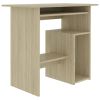 Desk Sonoma Oak 31.5"x17.7"x29.1" Engineered Wood
