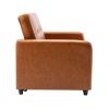 Orisfur. 51" Convertible Sleeper Bed, Adjustable Oversized Armchair with Dual USB Ports for Small Space