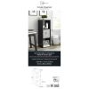 3-Cube Storage Organizer, Black