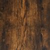 Desk Smoked Oak 55.5"x55.5"x29.5" Engineered Wood