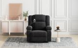 Power Lift Recliner Chair Electric Recliner for Elderly Recliner Chair with Massage and Heating Functions, Remote, Phone Holder Side Pockets and Cup H