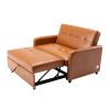 Orisfur. 51" Convertible Sleeper Bed, Adjustable Oversized Armchair with Dual USB Ports for Small Space