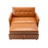 Orisfur. 51" Convertible Sleeper Bed, Adjustable Oversized Armchair with Dual USB Ports for Small Space