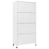Locker Cabinet Light Gray and Dark Gray 35.4"x17.7"x70.9" Steel