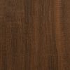 Desk Brown Oak 54.7"x54.7"x29.5" Engineered Wood
